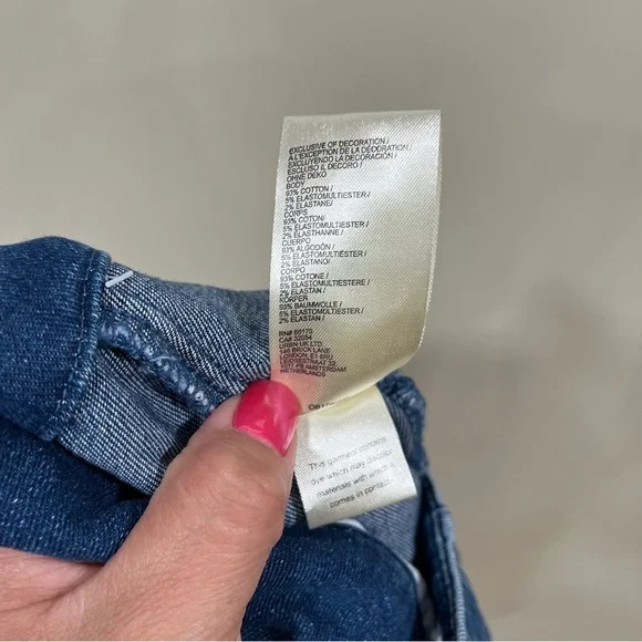 NWT Anthropologie The Naomi High-Rise Wide-Leg Jeans by Maeve size 28 petite - Picture 14 of 14